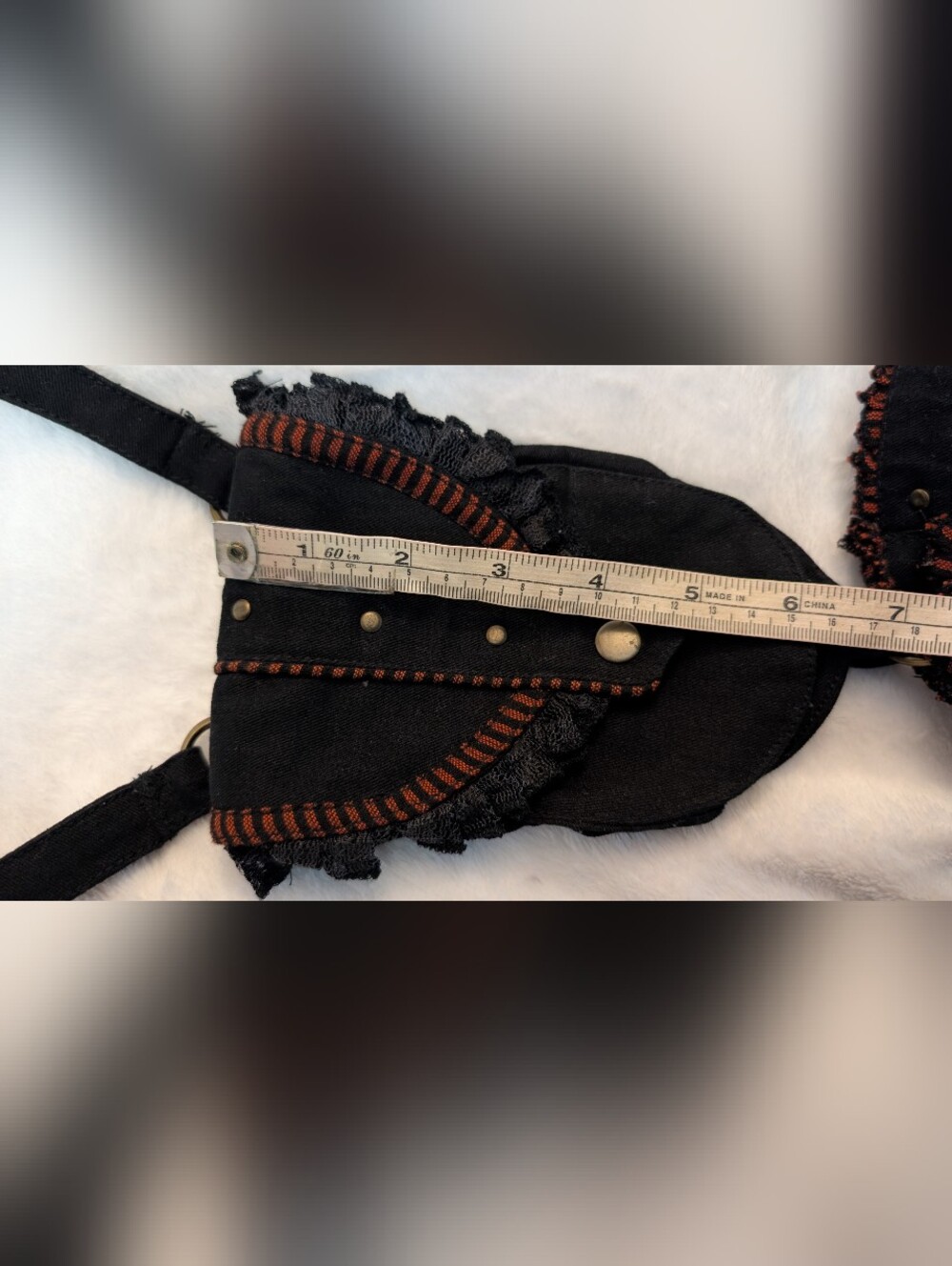 Talismana Designs Thigh garter bag Cotton steampunk festival - Picture 3 of 6